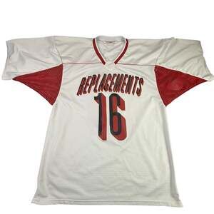 Vintage Athletic Apparel 'The Replacements' Beer Guy #16 Mesh Football Jersey XL